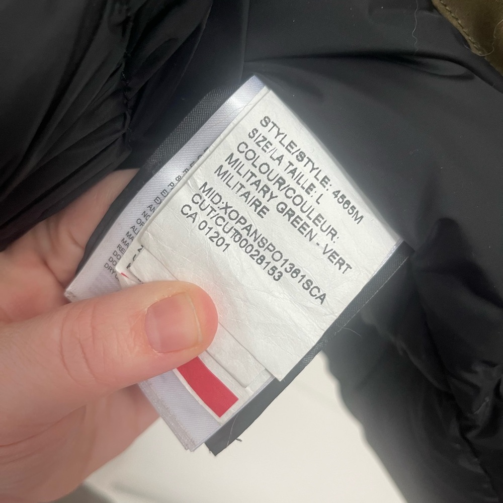 Canada Goose Men's Expedition Parka, Military Green - Picture 8 of 8